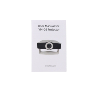 Mini projecteur JUNUO J500 Android 14, 500 lumens ANSI, décodage 1080P réel, 4K, mise au point automatique, Wi-Fi, home cinéma portable