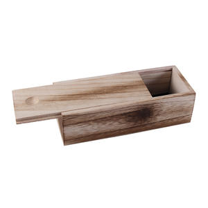 Étui à lunettes en bois de pin, rectangulaire, avec couvercle à enfiler, 170x68x50mm, couleur unie, WC025, Été 2025 - Product Image 2