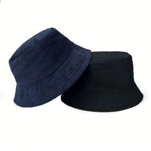 Double Sided Corduroy Bucket <b>Hats</b> Autumn and Winter <b>Warm</b> <b>Hat</b> Wholesale Outdoor Cotton Custom Embroidery logo Bucket <b>Hats</b> - Product Image 1