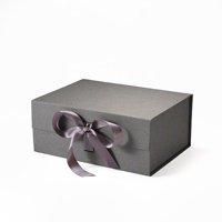 Boîte aux lettres d'emballage en papier cadeau d'abonnement en carton pliant de couleur personnalisée avec filiforme