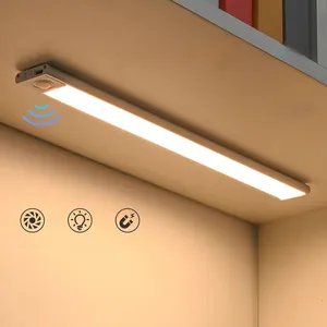 Magnetic LED Jewelry Closet Light Sensor Motion Kitchen Outlet Home Under Cabinet Lighting Cabinet Light