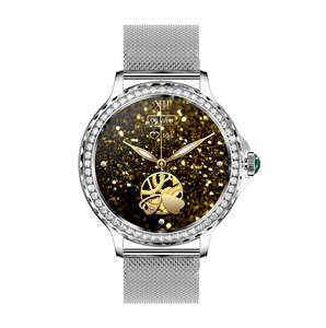 Nouvelle <span class=keywords><strong>montre</strong></span> <span class=keywords><strong>connectée</strong></span> pour femmes, écran IPS, pour appels, détection de la pression artérielle, <span class=keywords><strong>bracelet</strong></span> sport tendance serti de diamants, 7-14 jours - Product Image 5