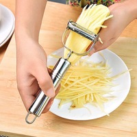 Nieuwste keuken gadgets mini roestvrijstalen groente rasp fruit appel aardappel schiller