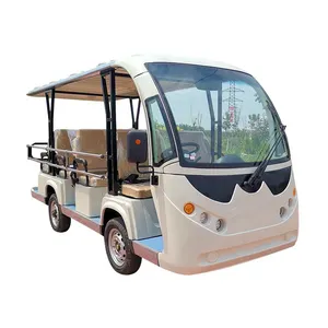Barato 14 assentos 72/96v 15/20kw ac sistema 4 rodas carro elétrico carro clube golf cart turismo ônibus
