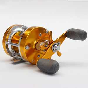 Superbe moulinet de pêche Luya 6.3:1 coloré à double frein, double bobine, entièrement métallique - Product Image 5