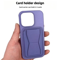 Étui portefeuille en cuir professionnel pour iPhone 15 16 17 Pro Max avec porte-cartes et support de protection