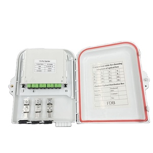 1x8 sợi <span class=keywords><strong>Splitter</strong></span> hộp rỗng/Hoàn thành 8 lõi Nap hộp FTTH với <span class=keywords><strong>Splitter</strong></span> 1x8 thiết bị đầu cuối sợi quang hộp - Product Image 1