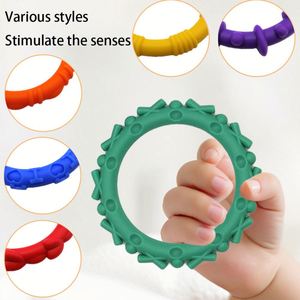 Pulsera Sensorial de Silicona para Niños, Juguetes Antiestrés, Pulsera Texturizada Suave y Flexible para Aliviar la Ansiedad - Product Image 2