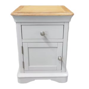 BRIGHTON RANGE Mesita de noche de madera 1 cajón Muebles de dormitorio modernos de la mejor calidad Mesita de noche inteligente Hoteles Fabricante de Vietnam - Product Image 1