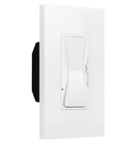 Keygma US Standard Gradateur LED à 3 voies avec connexion de fil traditionnelle Charge maximale de 300W pour lumières LED