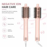 Torlin Professionnel Forme Ovale Rose Clair 60-100 Degrés 3 Boutons Moteur Sans Balais Ions Négatifs Chauffage Rapide 3 Vitesses 40 Minutes