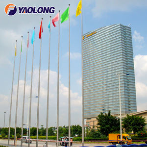 Personalizzato ufficio pennone con puleggia Flagstaff pavimento-piedi albero in vendita-personalizzato ufficio bandiere - Product Image 4