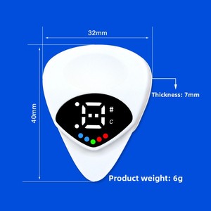 Accordatore Ukulele per chitarra Folk <span class=keywords><strong>2</strong></span>-in-1 multifunzione a dodici temperamento equabile strumento di accordatura strumenti a corda parti accessori - Product Image 3
