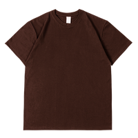 Zomer Casual Ademend Anti-kreuk Geprint Jersey Korte Mouw O-hals Ecologisch 100% Katoen 180 Grams Regular Fit Heren