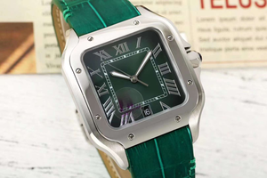 Orologio Meccanico di Moda con Cristallo Zaffiro, Lancette Impermeabili, Cinturino in Pelle, Alta Qualità, Famoso Designer, Verde Cartieres per <span class=keywords><strong>Donna</strong></span> - Product Image 2