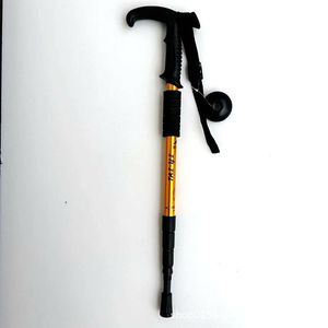 Bâton de randonnée en alliage d'aluminium, 3 ou 4 sections, verrouillage interne, bâton de marche pour la randonnée en plein air - Product Image 3