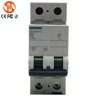 Interruptor Automático Miniatura Siemens Original Nuevo de Distribución de Bajo Voltaje 5SL6 2P 6A 5SL6206-7CC MCB