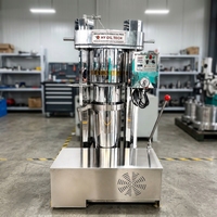 Nouvelle presse hydraulique numérique entièrement automatique en acier inoxydable pour pressage à froid et à chaud, haute capacité, pour soja, sésame, noix