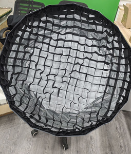 Boîte à lumière octogonale parabolique profonde de 70 cm à montage Bowens, à montage rapide, avec grille en nid d'abeille pour studio <span class=keywords><strong>photo</strong></span> et éclairage vidéo - Product Image 6