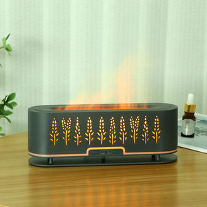 2023 plus récent diffuseur unique d'humidificateur d'air de flamme 3D USB 200ml diffuseur de grain de bois diffuseur d'arôme d'huile essentielle - Product Image 4