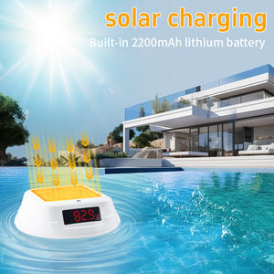 Thermomètre de piscine solaire sans fil 2025 amélioré, affichage LCD flottant, étanche IP68, alarme, portée 330 pieds, pour usage domestique - Product Image 4