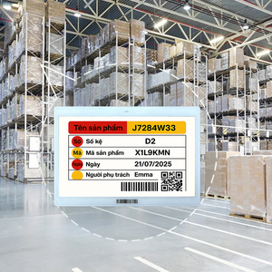 ป้ายชั้นวางสินค้าอิเล็กทรอนิกส์ ปุ่มกด คลังสินค้าสหรัฐอเมริกา ระบบชั้นวางสินค้า ESL จอแสดงผล E-Ink แบบกราฟิกเต็มรูปแบบขนาด 4.2 นิ้ว จอแสดงผลขนาด 4.7 นิ้ว อายุการใช้งานแบตเตอรี่ 5-7 ปี - Product Image 1