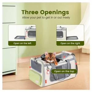 Kotak Tempat Tidur Anjing Portabel dengan Sabuk Pengaman untuk Hewan Peliharaan Kecil dan Sedang, Nyaman dan Praktis - Product Image 2