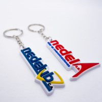 Porte-clés personnalisé en caoutchouc souple PVC 2D/3D créatif, idéal comme cadeau promotionnel