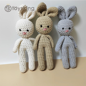 Juguete <span class=keywords><strong>de</strong></span> Conejito <span class=keywords><strong>de</strong></span> Ganchillo TK Baby Gift, <span class=keywords><strong>Muñeco</strong></span> <span class=keywords><strong>de</strong></span> Conejo Hecho a Mano para Pascua, <span class=keywords><strong>Muñeco</strong></span> <span class=keywords><strong>de</strong></span> Peluche Suave para Bebés, CE EN71 - Product Image 3