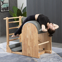 Meilleur prix pour les équipements de sport et de fitness, Pilates, baril d'escalier en chêne, entraînement de yoga, correcteur de la colonne vertébrale, machine de yoga, reformer de Pilates