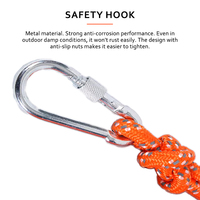 Corde réfléchissante de longueur personnalisable pour la nuit, corde de sécurité flottante pour la lutte contre les incendies, corde de montagne
