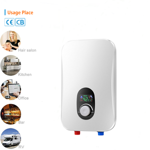 Calentador de Agua Instantáneo sin Tanque de 6KW 220V para Cocina, Mini Calentador de Agua Caliente con Termostato - Product Image 6