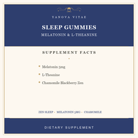 Gummies naturelles pour le sommeil en marque blanche pour adultes – Complément d'aide au sommeil sans sucre avec GABA et magnésium