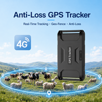 Traceur GPS intelligent 4G pour bétail, IP67, autonomie de 1 an, surveillance des vaches laitières, prend en charge le positionnement des animaux en temps réel par GPS+WiFi+LBS