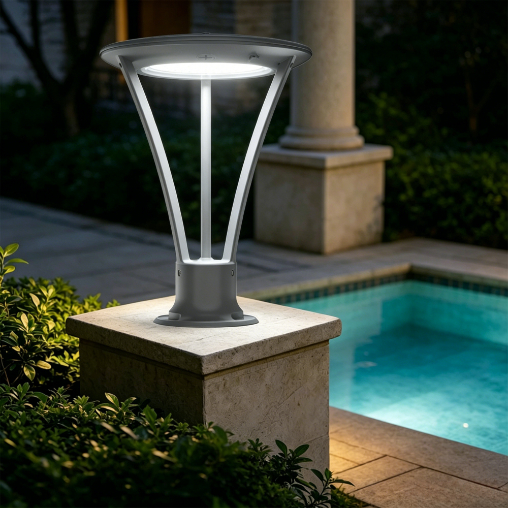 UL Listed Outdoor Led Garden Pole Area Light Fixture 50W LED Post Top Light
