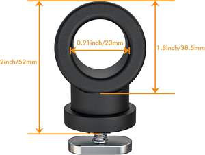 <span class=keywords><strong>Kit</strong></span> de fixation pour kayak en nylon, 6 pièces, résistant à l'eau salée, points d'ancrage légers avec boulon en T B06 - Product Image 2