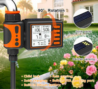 Programmateur d'arrosage de jardin FUJIN avec écran LCD, minuterie d'arrosage électronique automatique, contrôleur d'irrigation plug-and-play FJKM004C-2