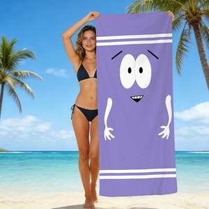 Beach Towel <b>Extra</b> <b>Large</b> 27.5x59 Inch Quick Dry Lightweight Compact Travel Swimming Pool 250gsm Solid Color Machine - Product Image 1