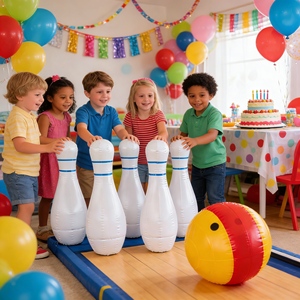Vente flash : <span class=keywords><strong>bowling</strong></span> gonflable géant, <span class=keywords><strong>bowling</strong></span> gonflable pour jeux de plein air, compétitions et activités parent-enfant - Product Image 1