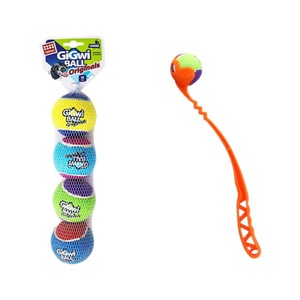 <span class=keywords><strong>Pelota</strong></span> de Juguete para Perros de Goma OEM ODM, Resistente al Agua, Masticable y Duradera, <span class=keywords><strong>Pelota</strong></span> de Tenis para Mascotas, para Cachorros, Caniches, Perros Teddy, Golden Retrievers - Product Image 1