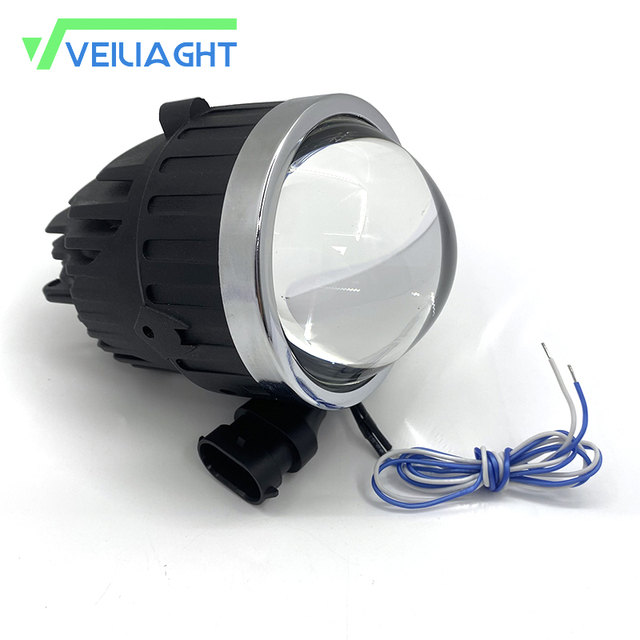 3 Inch Double Reflectors BIF Projector Lens LED Driving Light Universal Compatible for H4 H7 H11 9005 Headlight Can Bus Fog Lamp