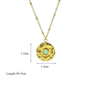 Collier ras du cou minimaliste avec pendentif croix multicouche en perles pour homme et femme, finition fleur simple, style superposé - Product Image 6