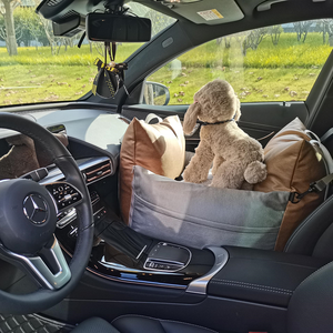 Luxus-Hunde autos itz mit sicherem Gürtel und Hunde leine Travel Dog Bed <span class=keywords><strong>Pet</strong></span> Carrier mit wasserdichtem Kindersitz mit individuellem Logo - Product Image 3