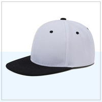 Gorras de Visera Plana con Bloques de Color Personalizados al por Mayor, Gorras de Protección Solar para Baile Callejero, Gorras de Béisbol Estampadas