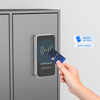 Cerradura Electrónica para Casilleros con Tarjeta EM RFID, Cerradura con Sensor Electrónico de Aleación de Zinc para Armarios de Almacenamiento Público