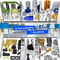 Pièces de rechange en aluminium usinées sur mesure, fabrication de précision à tolérances strictes, pièces en aluminium usinées CNC et kit d'anodisation