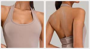 定制标志网球连衣裙女性运动服健身连衣裙内置短裤快干运动裙连衣裙 - Product Image 2