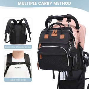Sac à dos multifonction pour maman et bébé, durable, élégant, compatible poussette, grande capacité - Product Image 3
