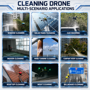 Drone de <span class=keywords><strong>nettoyage</strong></span> de centrales solaires fiable, certifié CE C5, alimentation haute pression, systèmes opérationnels professionnels <span class=keywords><strong>pour</strong></span> le travail sur le terrain, conception technologique - Product Image 4