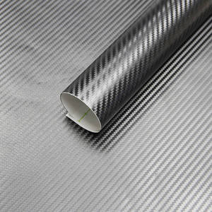 Burbujas sin aire Fibra de carbono 3D Colorido 1,52*30 m Envolturas de vinilo protectoras para carrocería de coche Película de envoltura de coche DIY - Product Image 1